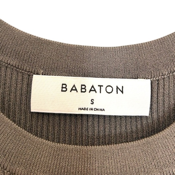 Aritzia Babaton Piper Dress- Olive Leaf Green- Size Small - Picture 8 of 11